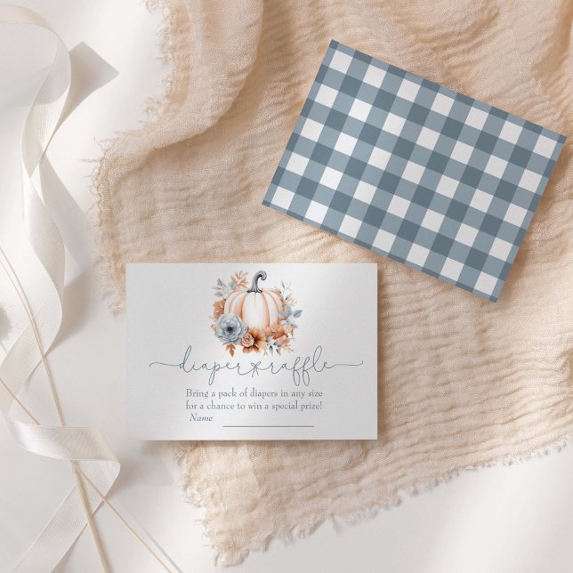 En liten knumpkin Fall Diaper Raffle Tilläggskort (Skapare uppladdad)