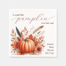 En liten knumpkin-höstbabystövel