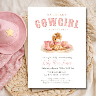 En liten koängel är på väg Baby Shower Inbjudningar