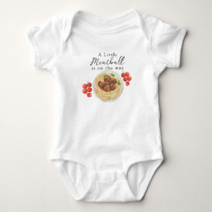 En liten köttbulle är på väg Baby Shower T Shirt