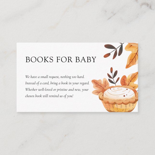 En liten kuté Paj sjunker Blommigt Bokar för Baby Tilläggskort (Framsida)