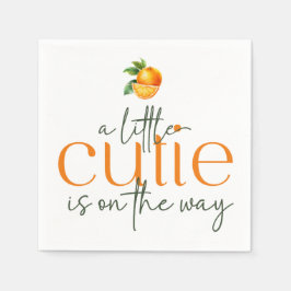 En liten kutik är på väg att erövras. pappersservett