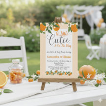 En liten kutik är på väg att Orange babyskor