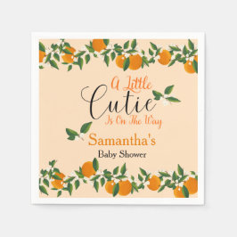 En liten kutik på Orangens babyskor Pappersservett