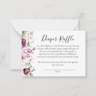 En liten liten liten flicka i barnskor Diaper Raff Anteckningskort