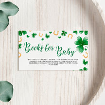 En liten lucky Charm Baby Shower Bok-begäran