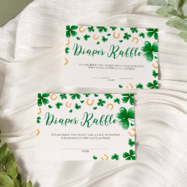 En liten lucky Charm Baby Shower Raffle Tilläggskort