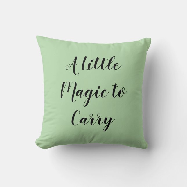 En liten magi att bära Totebag | Magisk Citat Kudde (Framsida)