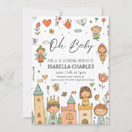 En liten man är på väg inbjudningar