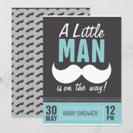 En liten man är på väg inbjudningar