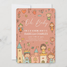 En liten man är på väg inbjudningar