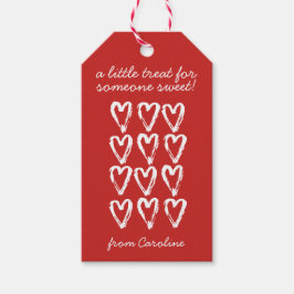 En liten Märkre på Alla hjärtans dag Presentetikett