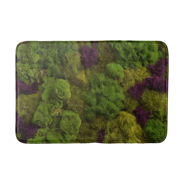 En liten mosse badrumsmatta (Framsidan)