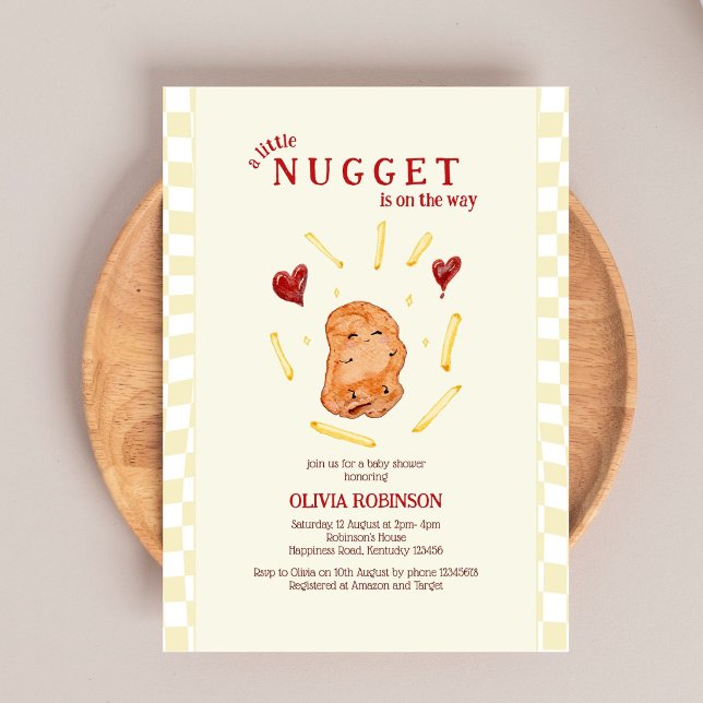 En liten nugget på väg - Baby Shower (Skapare uppladdad)