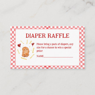 En liten nugget på väg Baby Shower Tilläggskort