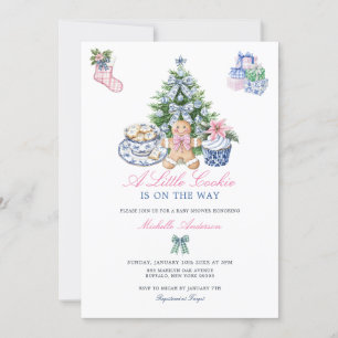 En liten nybörjare, Chinoiserie Baby Shower Inbjudningar
