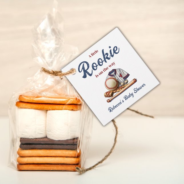En liten nybörjare på vägen - baskiska babyskor gåvor etiketter (Skapare uppladdad)