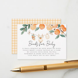 En liten Orange av citrusfrukter Bokar för Baby Tilläggskort