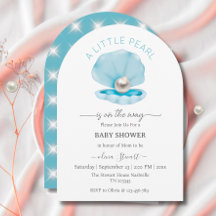 En liten pärla är på väg som Blue Baby Shower
