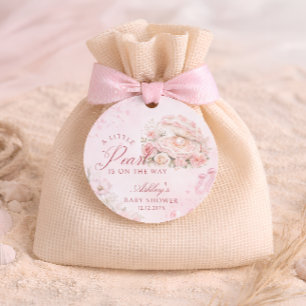 En liten pärla under havet Baby Shower Gåvor Etiketter