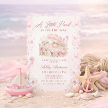 En liten pärlflicka - baby shower