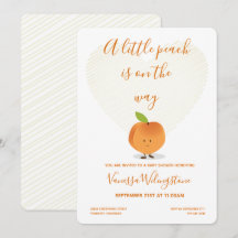 En liten persika är på väg att bli babyskare