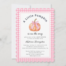 En liten pipa är nästan här Baby Shower Invit