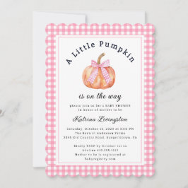 En liten pipa är nästan här Baby Shower Invit Inbjudningar