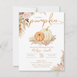 En liten pipa är på väg mot Boho-inbjudan