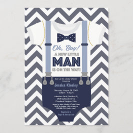 En liten pojkvän-inbjudan, pojkkläder inbjudningar