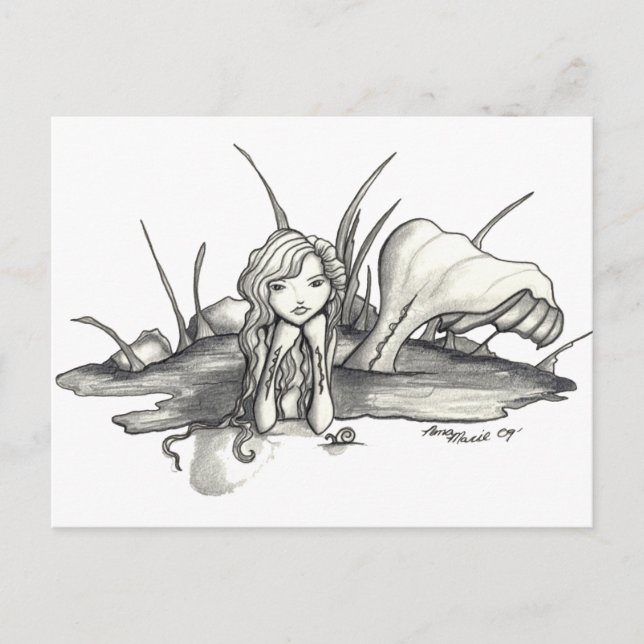 En liten pond att ringa hem vykort (Framsida)