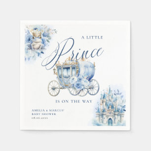En liten Prince-Royal Blue Shower Pappersservett