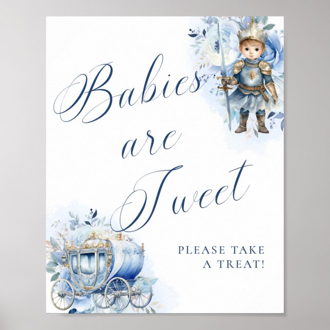 En liten prins Royal Blue Godis Poster (Framsidan)