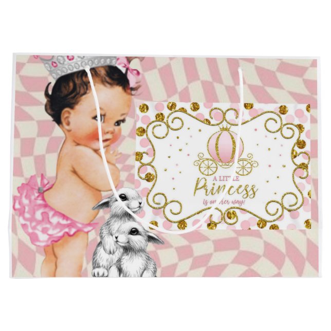 En liten prinsessa är på väg. (Baksidan)