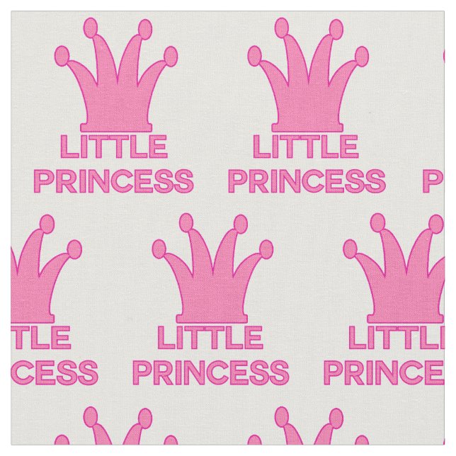 En liten prinsessa - ett Royal Baby! Tyg (Närbild)