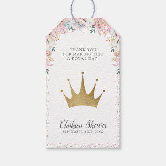 En liten prinsessa presentetikett