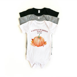 En liten pumpa anpassat namn och år höst t shirt