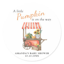 En liten pumpa är på väg Baby Shower