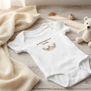 "En liten pumpa är på väg" Babyblöja T Shirt