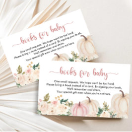 En liten pumpa - önskebok för baby shower tilläggskort