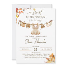 En liten pumpa på väg, hösttvätt Boho