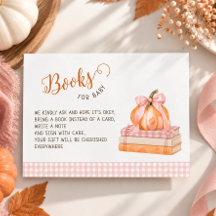 En liten pumpa rosa rosett gingham Böcker för bebi