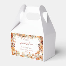 En liten pumpa rustik blomster baby shower