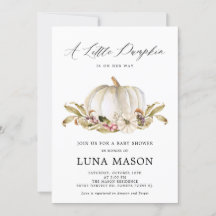 En liten Pumpkin är hennes sätt att bjuda på babys