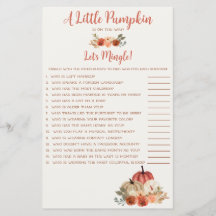 En liten Pumpkin är på väg att Låt oss "Mingle Gam