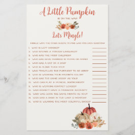 En liten Pumpkin är på väg att Låt oss "Mingle Gam