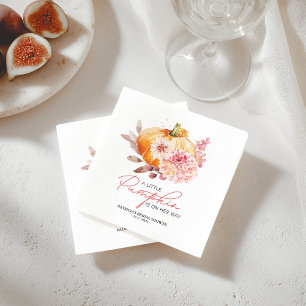 En liten Pumpkin är på väg att visa sig vara babys Pappersservett