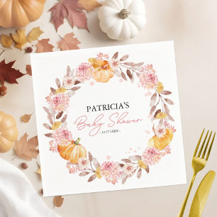 En liten Pumpkin är på väg att visa sig vara babys Pappersservett