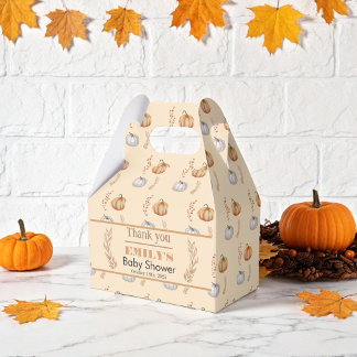En liten Pumpkin är på väg - babyskabruk Presentaskar