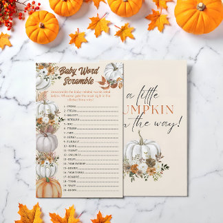 En liten Pumpkin är på väg - babystötande spel